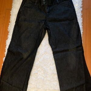 GAP Black Wide Leg Jeans
